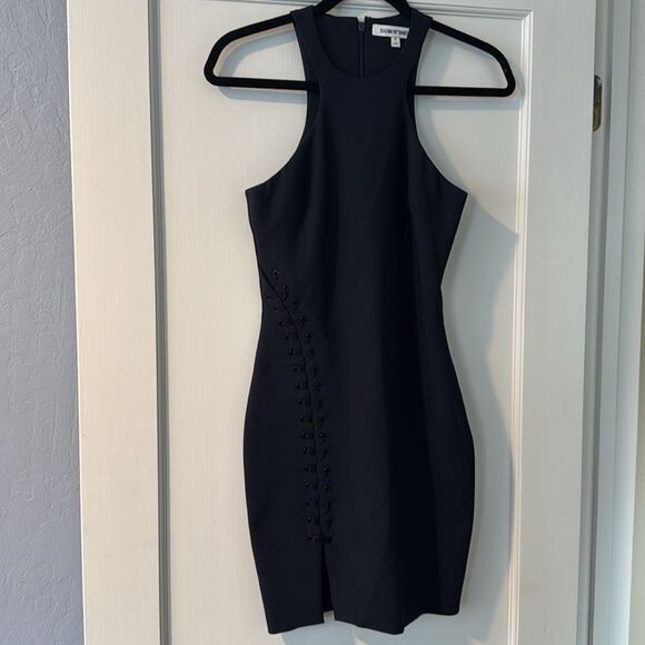 Elizabeth and James Keaton Dress Navy Size 2 - Picture 2 of 6